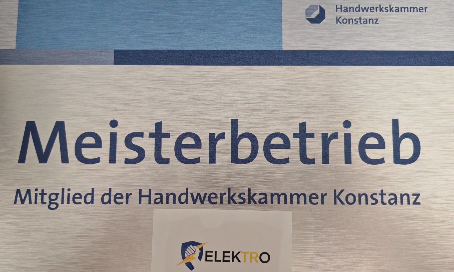 Meisterbetrieb – Mitglied der Handwerkskammer Konstanz